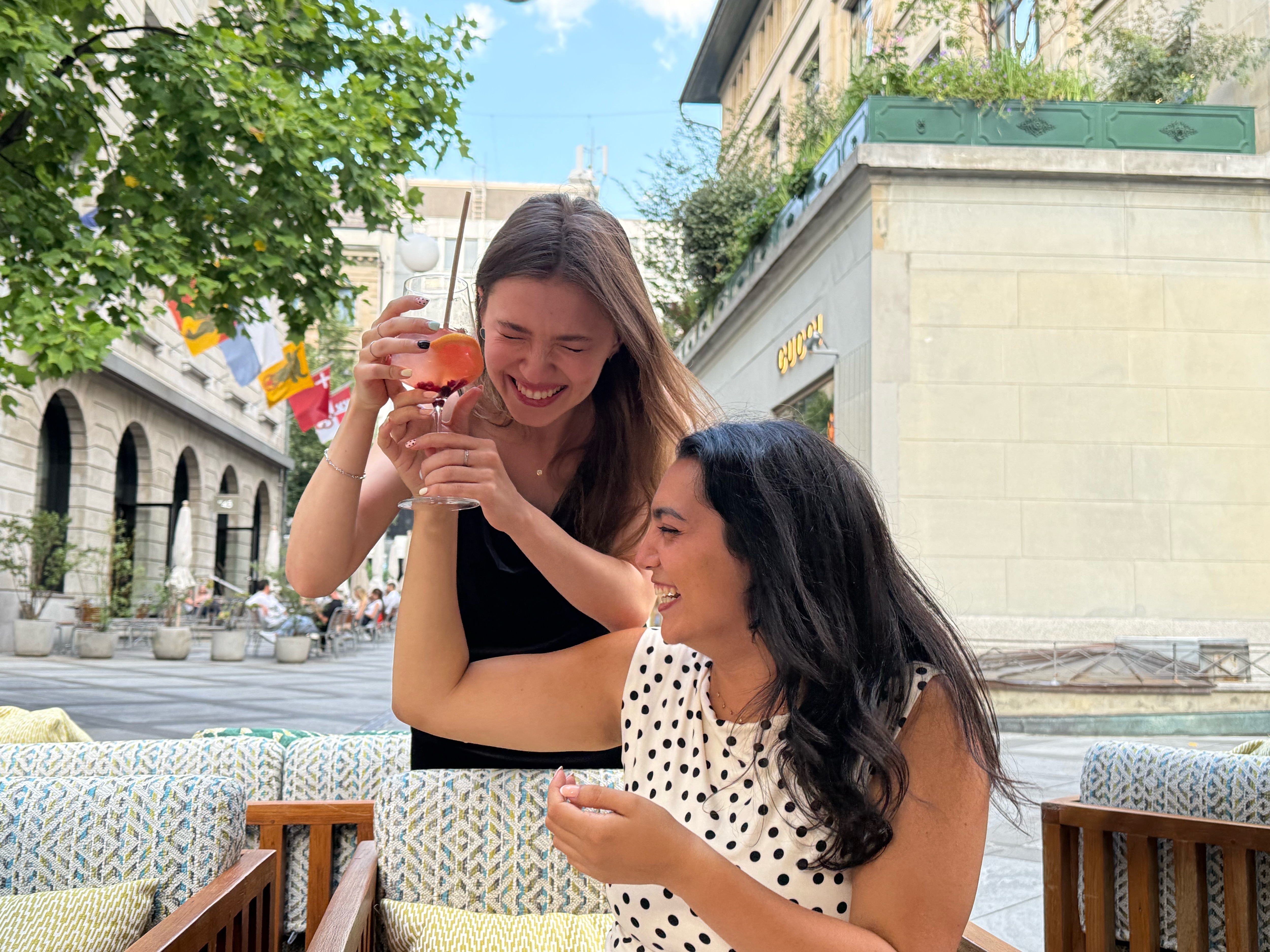 Playhard girls together in Zurich
