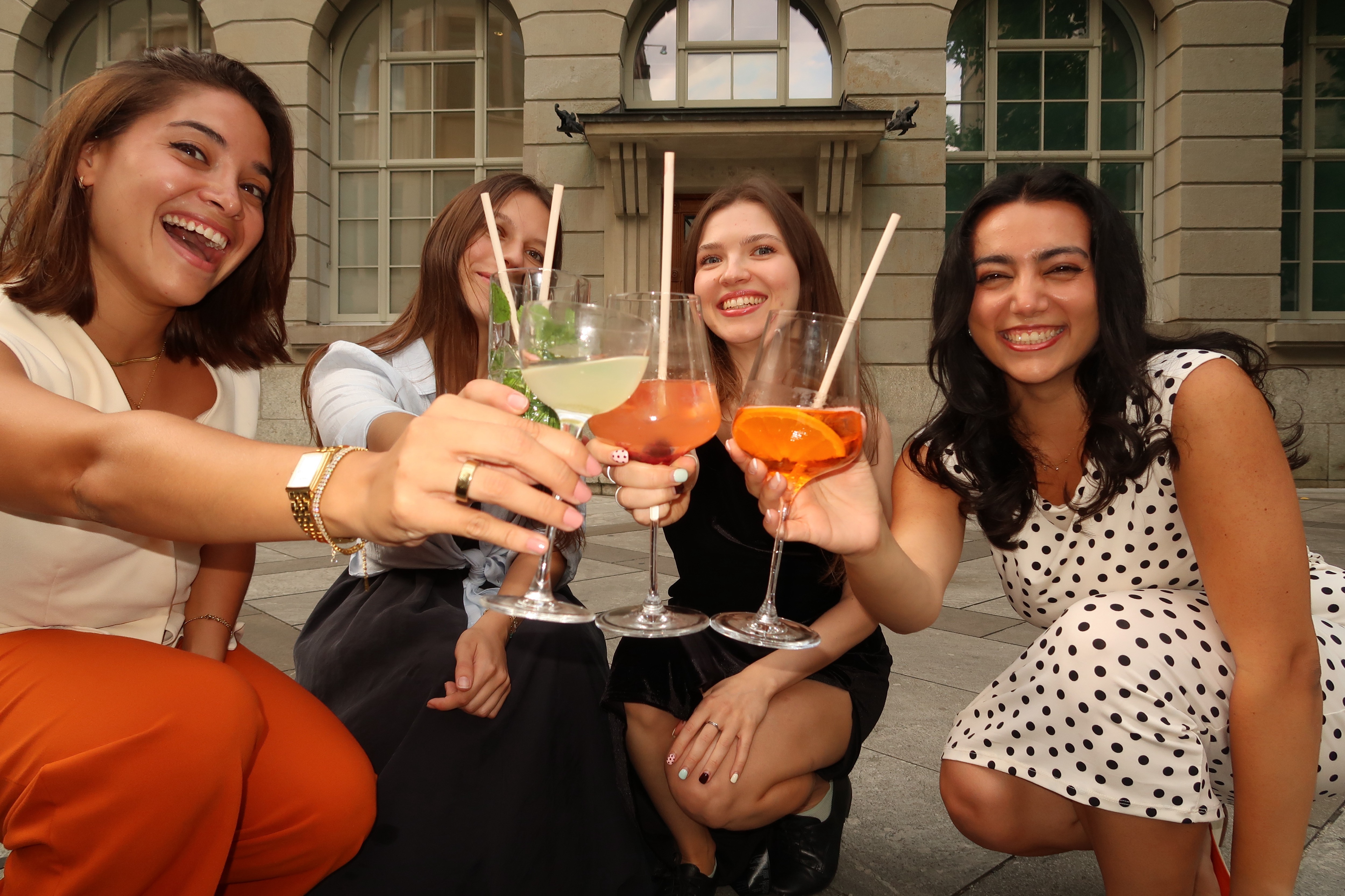 Playhard girls at a Zurich event