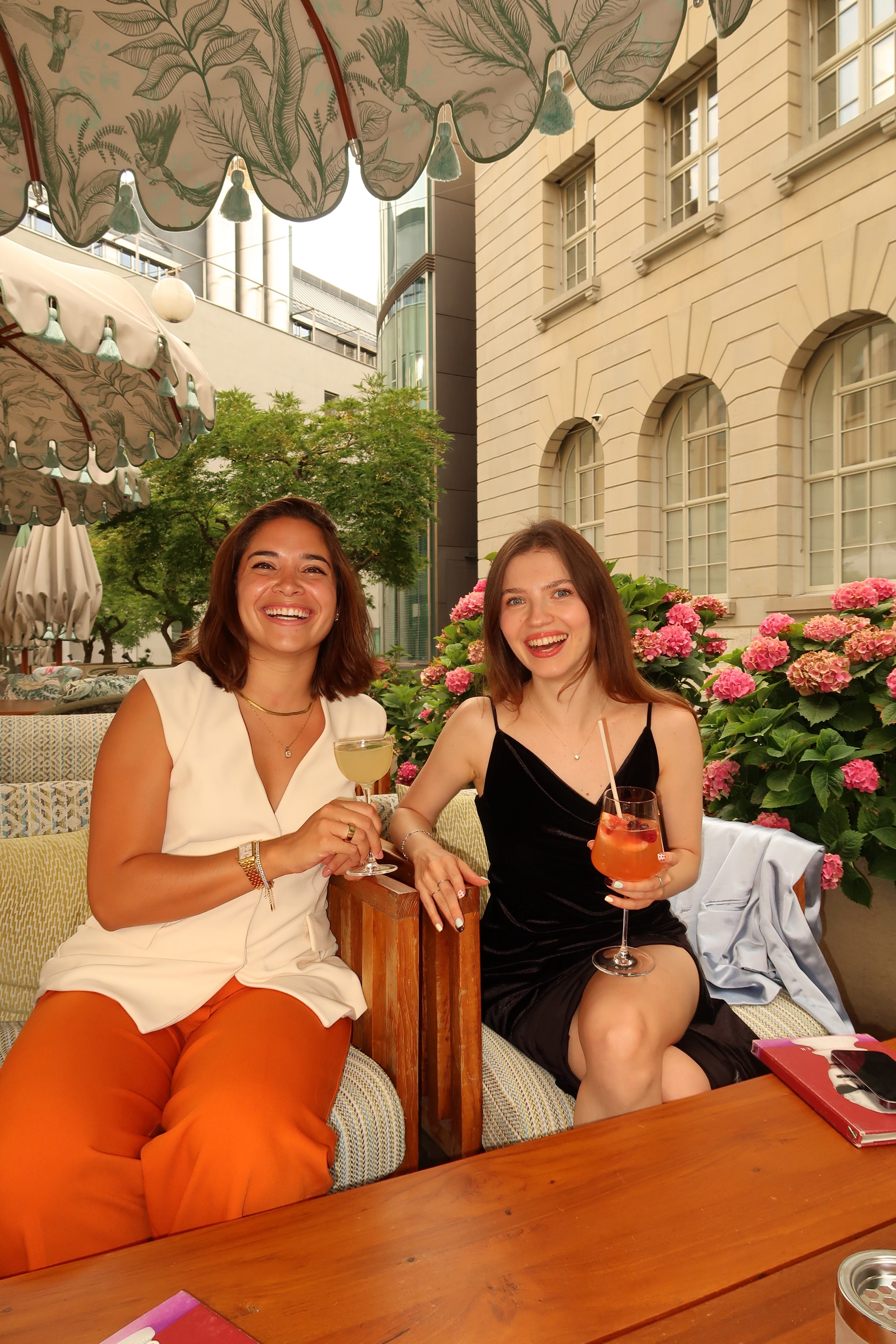 Playhard girls enjoying an evening together